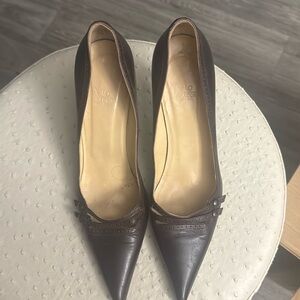 Choc brown heels in size 9 great condition
